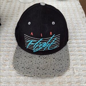 Nike Air Flight Black and Gray Cap